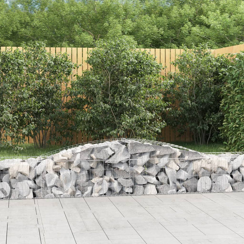 Vidaxl Schans Cestini 8 Stated 400x50x40 60 cm Ironia galvanizzata