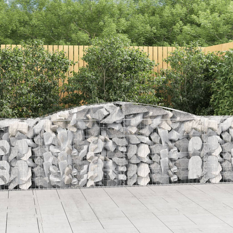 Vidaxl Schans Cestini 8 Stated 400x50x80 100 cm Galvanizzato