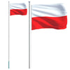 Flag Vidaxl con flagpole Polonia 6,23 M Aluminio
