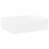 Vidaxl Washbasin 48x37x13 Cerámica rectangular blanco