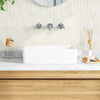 Vidaxl Washbasin 48x37x13 Cerámica rectangular blanco