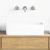 Vidaxl Washbasin 48x37x13 Cerámica rectangular blanco