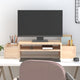 Vidaxxl soporte para monitor 70x27,5x15 cm madera maciza de pino