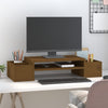 Il monitor Vidaxl è in piedi 70x27.5x15 cm di pino solido marrone