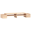 Vidaxl monitorstandaard 100x27,5x15 cm massief grenenhout