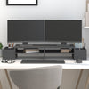 Vidaxl Monitor Standard 100x27.5x15 cm de pino sólido gris