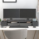 VIDAXL Monitor Standard 100x27.5x15 cm Pine grigio