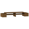 Vidaxl monitorstandaard 100x27,5x15 cm massief grenenhout honingbruin