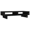 Vidaxl Monitor Stand 60x27x14 cm Pino solido nero