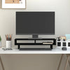 Vidaxl Monitor Stand 60x27x14 cm Pino solido nero