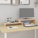 Soporte para monitor VidaXL (52-101)x22x14 cm madera maciza de pino