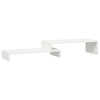 Vidaxl monitorstandaard (52-101)x22x14 cm massief grenenhout wit