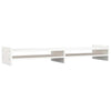 Vidaxl Monitor Standard 100x27x15 cm de pino sólido White