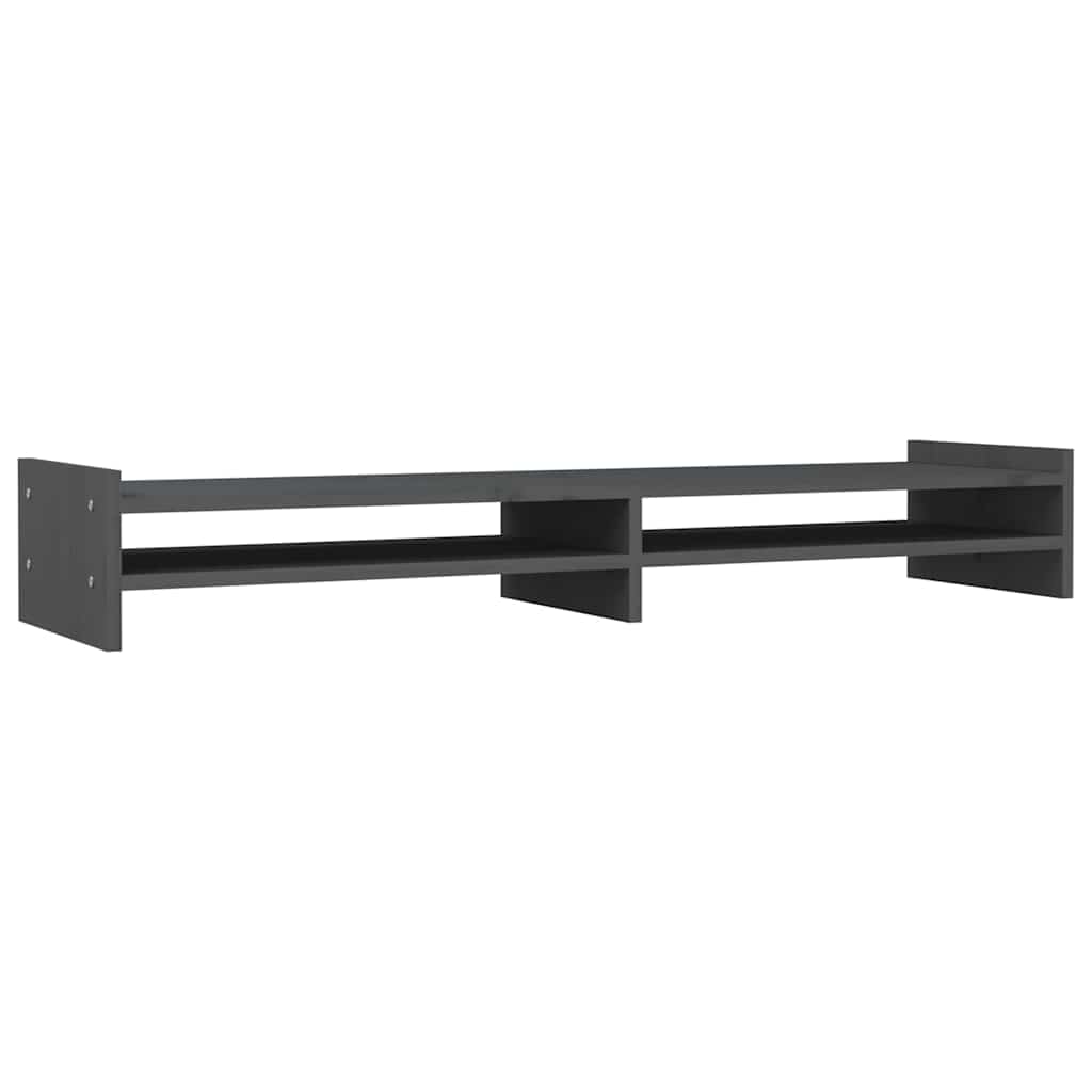 VIDAXL Monitor Standard 100x27x15 cm Pin grigio