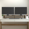 Vidaxl Monitor Standard 100x27x15 cm Miele di pino solido marrone