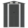 VidaXL Tuinschuur 192x689x223 cm gegalvaniseerd staal antracietkleurig
