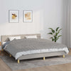 Vidaxl Weakage Manta 155x220 cm 7 kg de tela gris