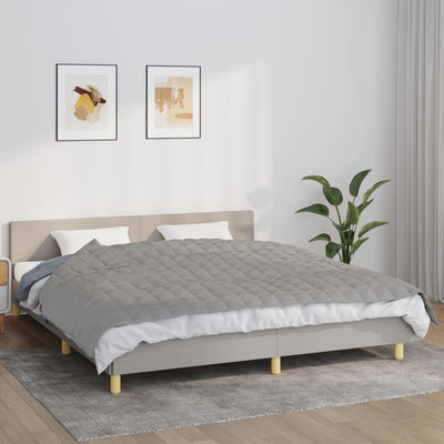 VIDAXL BOVESCA DELL'ESTRAGGIO 155x220 cm 11 kg Fassoso grigio