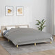 VIDAXL Coperta debole 200x200 cm 9 kg di tessuto grigio