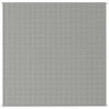 VIDAXL Coperta debole 200x200 cm 13 kg di tessuto grigio