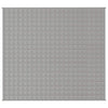Manta de débil de Vidaxl 200x225 cm 13 kg de tela gris
