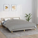 VIDAXL Coperta debole 200x225 cm 13 kg di tessuto grigio