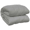 Manta de débil de Vidaxl 220x235 cm 15 kg de tela gris