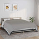 Vidaxl Weakage Manta 220x260 cm 11 kg de tela gris