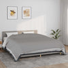 VIDAXL Coperta debole 220x260 cm 15 kg di tessuto grigio