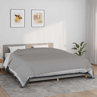 VidaXL Weakage blanket 220x260 cm 15 kg of fabric gray