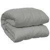 Vidaxl Weakage Manta 235x290 cm 15 kg de tela gris