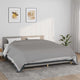VIDAXL Coperta debole 235x290 cm 15 kg di tessuto grigio