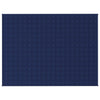 VIDAXL Coperta debole 150x200 cm 7 kg di tessuto blu