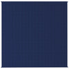 Vidaxl verzwaringsdeken 200x200 cm 13 kg stof blauw