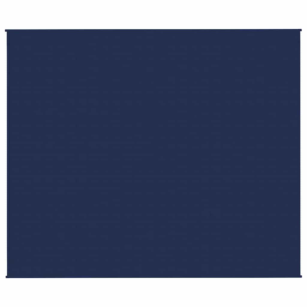 VIDAXL Coperta debole 220x260 cm 11 kg di tessuto blu