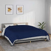 VIDAXL Coperta debole 220x260 cm 15 kg di tessuto blu
