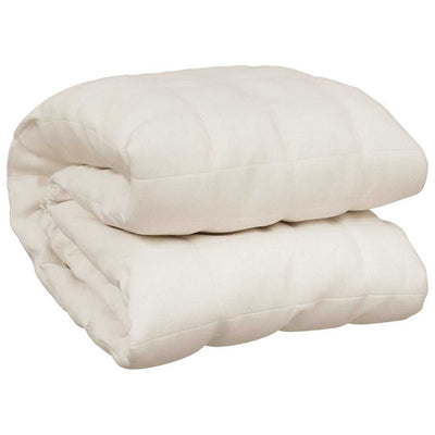 Vidaxl Weakage Blanket 120x180 cm 9 kg de tela crema ligera