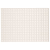 VIDAXL Coperta debole 138x200 cm 10 kg Crema leggera in tessuto
