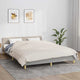 VIDAXL Coperta debole 220x235 cm 15 kg di crema leggera in tessuto