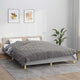 VIDAXL Coperta debole 200x200 cm 13 kg di tessuto grigio