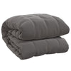 Manta de débil de Vidaxl 200x225 cm 9 kg de tela gris
