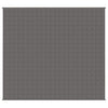 VIDAXL Coperta debole 200x225 cm 9 kg di tessuto grigio