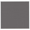 Manta de débil Vidaxl 220x235 cm 11 kg de tela gris