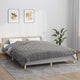 VIDAXL Coperta debole 220x235 cm 11 kg di tessuto grigio