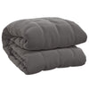 VIDAXL Coperta debole 220x260 cm 15 kg di tessuto grigio