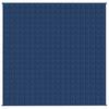 VIDAXL Coperta debole 200x200 cm 13 kg di tessuto blu