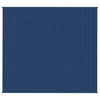 Vidaxl Weakage Blanket 200x225 cm 9 kg de tela azul