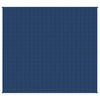 VIDAXL Coperta debole 220x235 cm 11 kg di tessuto blu