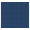VIDAXL Coperta debole 220x235 cm 15 kg di tessuto blu