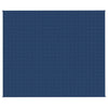 VIDAXL Coperta debole 220x260 cm 11 kg di tessuto blu